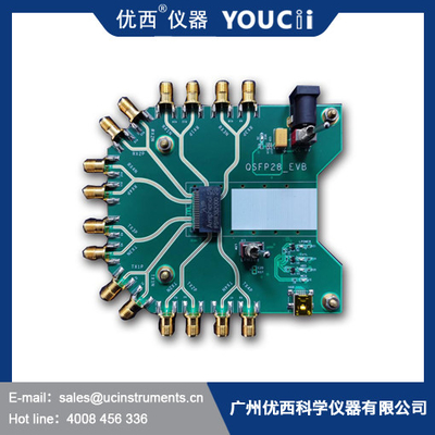 Dört Girişli ve Çıkışlı QSFP28 EVB SFP Değerlendirme Kartı 10G - 32Gbps