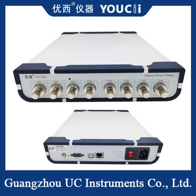 + 5 ~ -65dBm 8 Kanal Optik Güç Ölçer Güç Aralığı