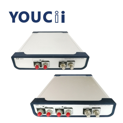 1/2 Kanal Zayıflatıcı Optik Güç Ölçer 125 Um Tek Modlu Fiber Tipi