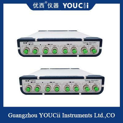 Yüksek Dayanıklılık 4 Kanal Optik Kontrollü Optik Attenuator 0 ~ 40dB