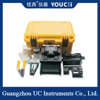 Altı Motorlu Otomatik Fiber Fusion Splicer Kaynak Ana Hat Deri Fiber Kaynak