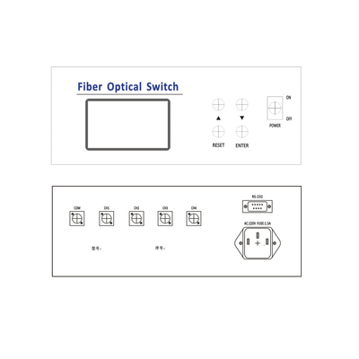 Optik Fiber Ağ Anahtarı 1260nm 1650nm Çalışma Dalga Boyu